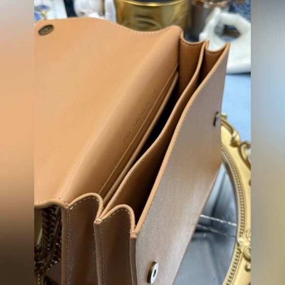 🆕 KURT GEIGER LONDON 🧿 NWOT Shoreditch Small Leather Crossbody Bag, Bone Beige - Picture 13 of 16